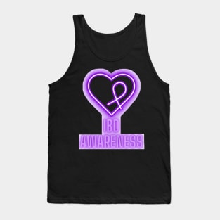 Neon Purple IBD Awareness 2 Tank Top